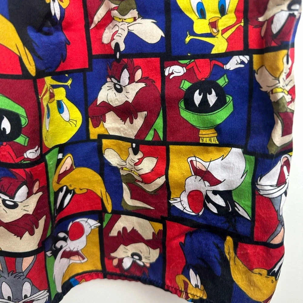 Looney Tunes‎ Mania Vintage 1996 100% Silk Lightweight Boxers Shorts *Flaw* L